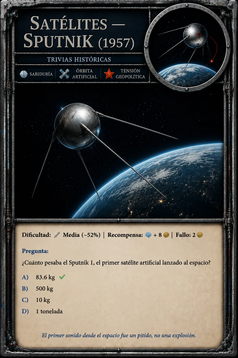 Satélites — Sputnik (1957)