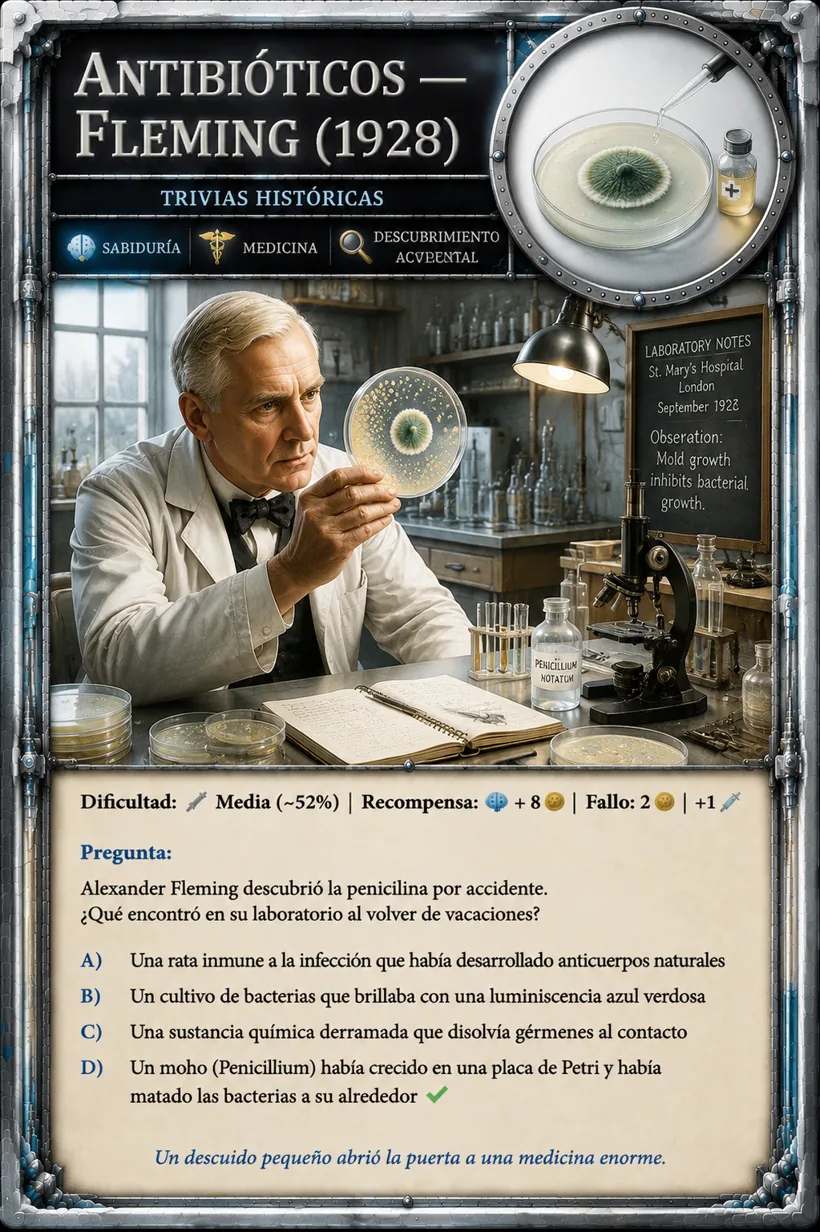 Antibióticos — Fleming (1928)
