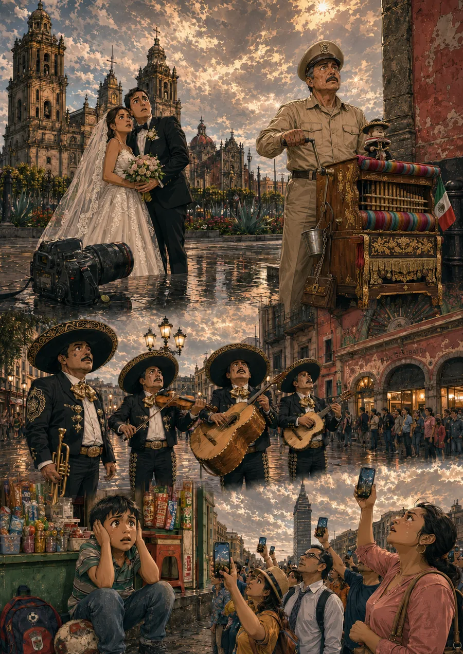 Ilustración interior de The Last Blue Marble